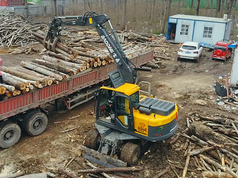 寶鼎BD95W-9H輪式抓木機(jī)