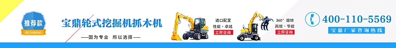 寶鼎輪式挖掘機(jī)抓木機(jī)咨詢