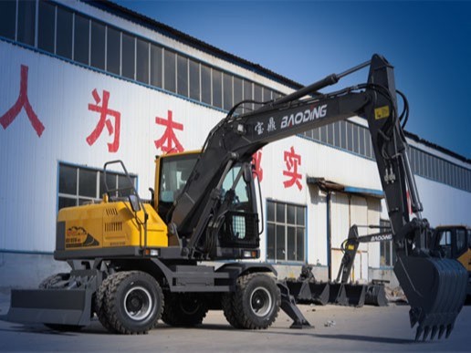 寶鼎105輪式挖掘機型號細節(jié)解析