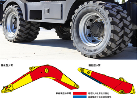 寶鼎150抓木機(jī)結(jié)構(gòu)件堅固