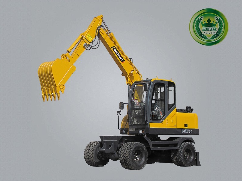 寶鼎BD80W-8B型號(hào)輪胎式挖掘機(jī)